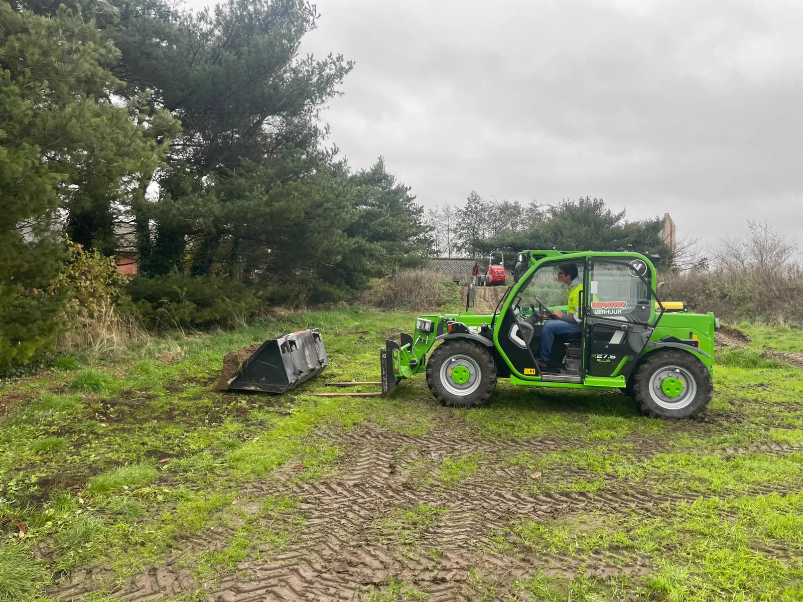 Praktijkproef verreiker voor een machineopleiding in Sint-Gillis-Waas